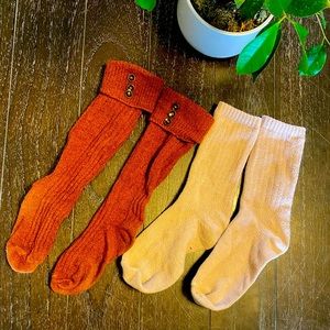 Earth tone socks